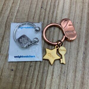 Weight Watchers Bundle Key Chain and Charms